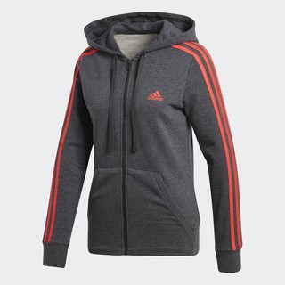 เสื้อแจ็คเก็ตฮู้ดหญิง adidas Essentials 3-Stripes Hoodie Jacket