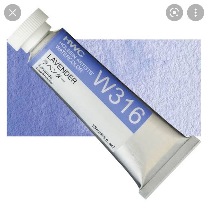 Lavender 5/15/60ml W116/W316/WW116  Series A สีน้ำโฮลเบน Japan Holbein Artist watercolor