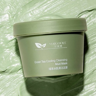 Maigoole Green Tea Cooling Cleansing Mud Mask 100 g. โคลนมาส์กหน้าชาเขียว