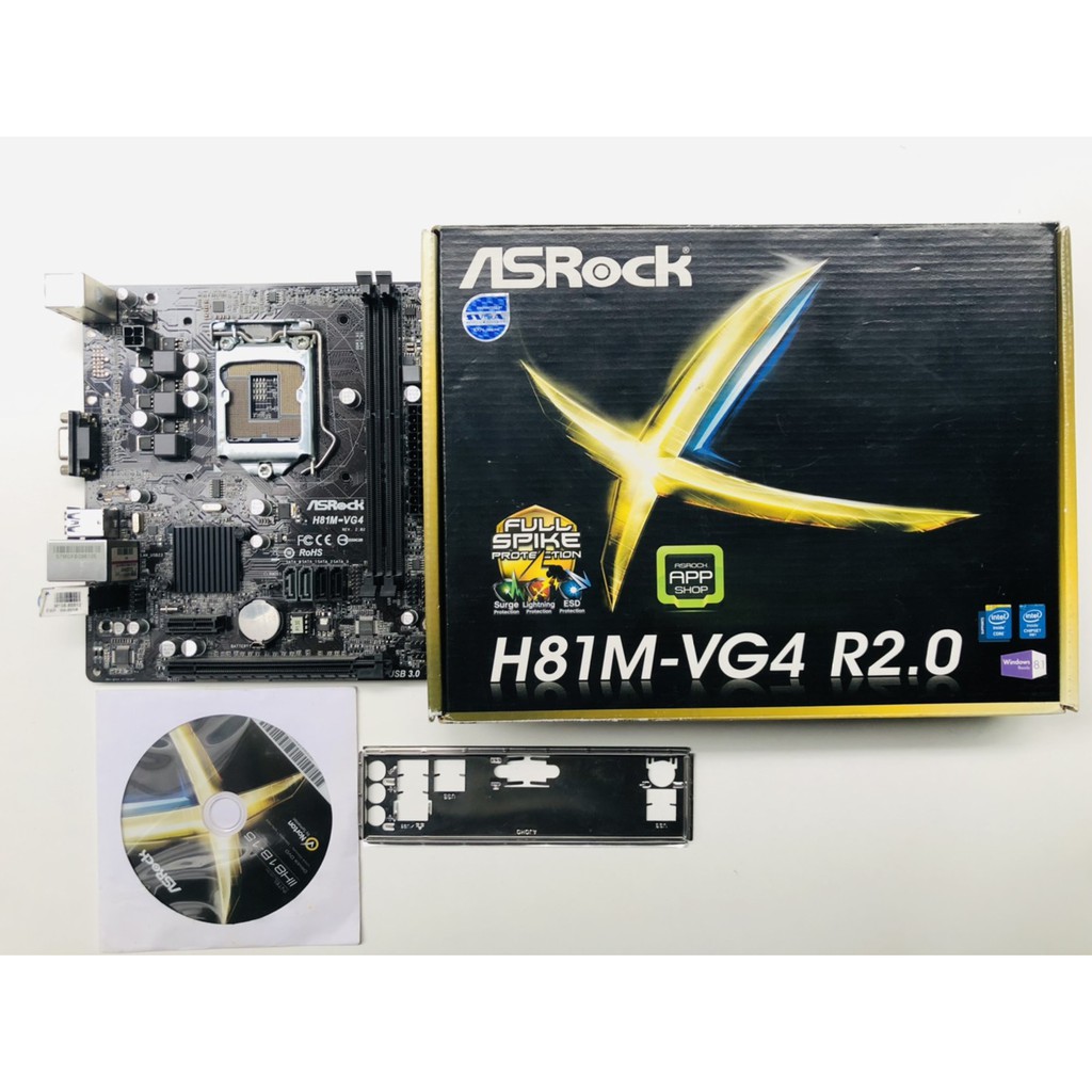 1150 ASROCK H81M-VG4 R2.0 พร้อมส่ง
