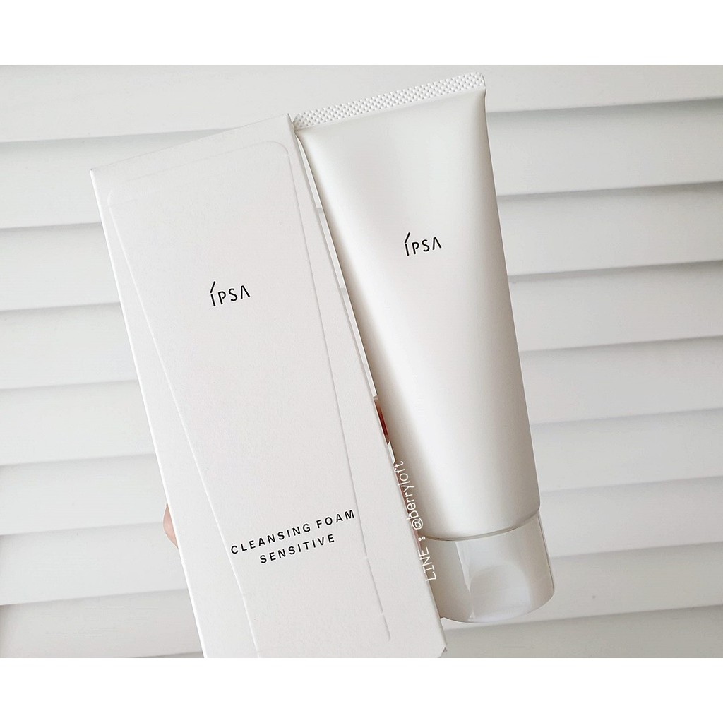 IPSA Cleansing Foam Sensitive 125 g. โฟมล้างหน้า **สินค้าป้ายไทย ผลิตปี 2024**