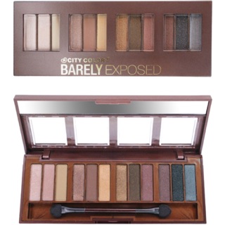 City Color Barely Exposed Eye Shadow Palette 15.36g.