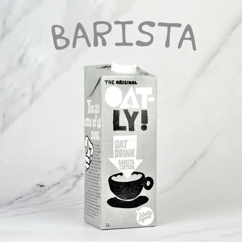 💥พร้อมจ้า🥤นมข้าวโอ๊ต Barista Oat Milk#เครื่องดื่ม