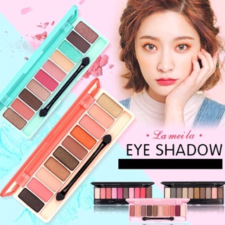 ❤️Love Sale❤️ อายแชโดว์ พาเลตต์ 10 สี Lameila PLAY COLOR EYE SHADOW  eyeshadow หลากสี เครื่องสำอางทาตา