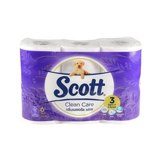 อุปกรณ์ทำความสะอาด กระดาษชำระ SCOTT NATURAL FRESH แพ็ค 6 ม้วน