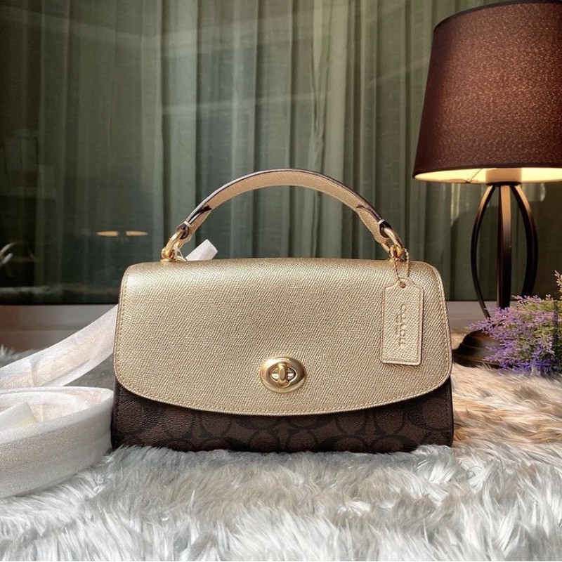 แท้💯%🚩Coach Tilly Satchel 23