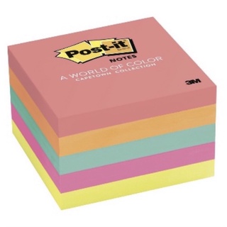 กระดาษโน๊ต โพสต์-อิท post-it 3M รุ่น 654-5AN ขนาด 3x3 นิ้ว แ…