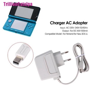 [Trillion] อะแดปเตอร์ชาร์จ AC ปลั๊ก EU US สําหรับ Nintendo 2DS 3DS NDSI 3DSXL Power