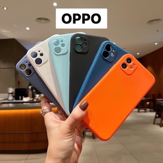 เคสมือถือ TPU สีพื้น เคสพาสเทล รุ่น OPPO A52020 A92020 A3S A15 A54 RENO4 RENO5 F11 F9 A31 2020 เคสชิลิโคน #019
