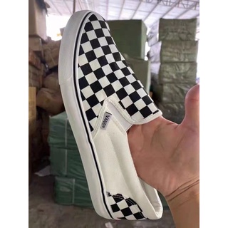 🛒😈Vans slip on (ตารางขาวดำ/ขอบขาว)🛍 sz.36-45