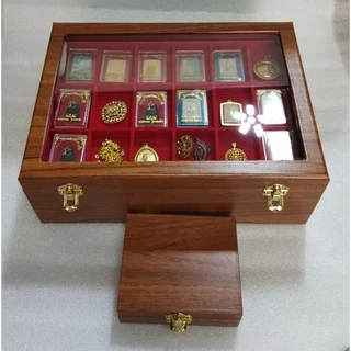 กล่องใส่พระใส่ ทองใส่เครื่องประดับ3ชั้น54ช่อง(ช่อง4*5.5cm และ 4.5*6.3ชม)