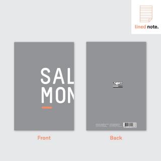 SALMON NOTE. 2 ปกเทา [LINED] : Salmon Books