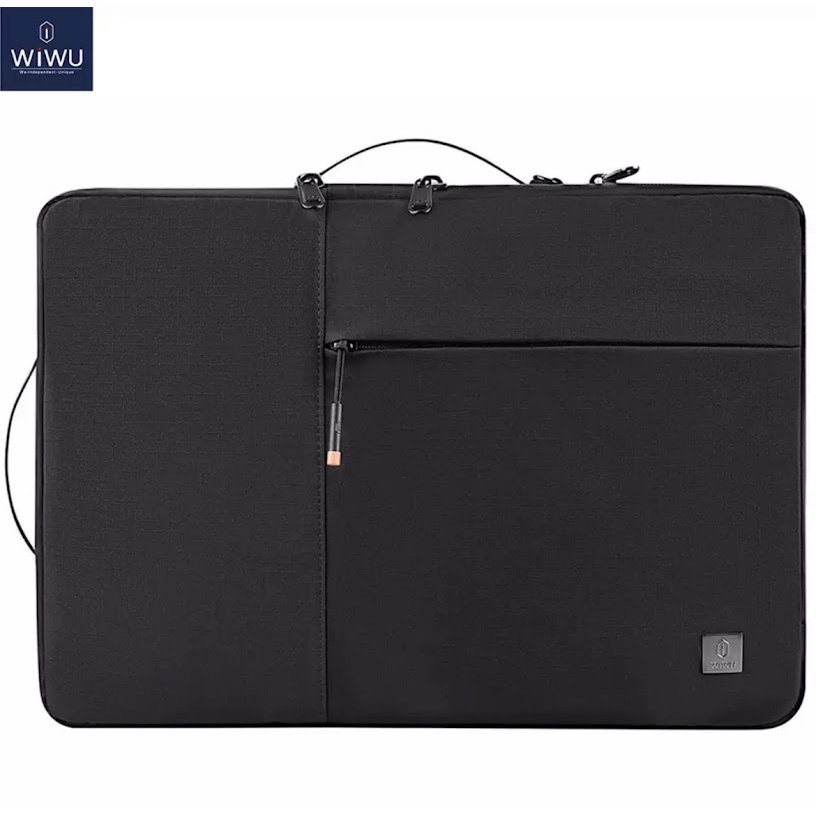 พร้อมส่งจากไทย WiWU Alpha Double Layer Sleeve กระเป๋าแล็ปท็อป ซองใส่โน๊ตบุ๊ค/Mac แบบพกพา ผ้ากันน้ำ ของแท้100%