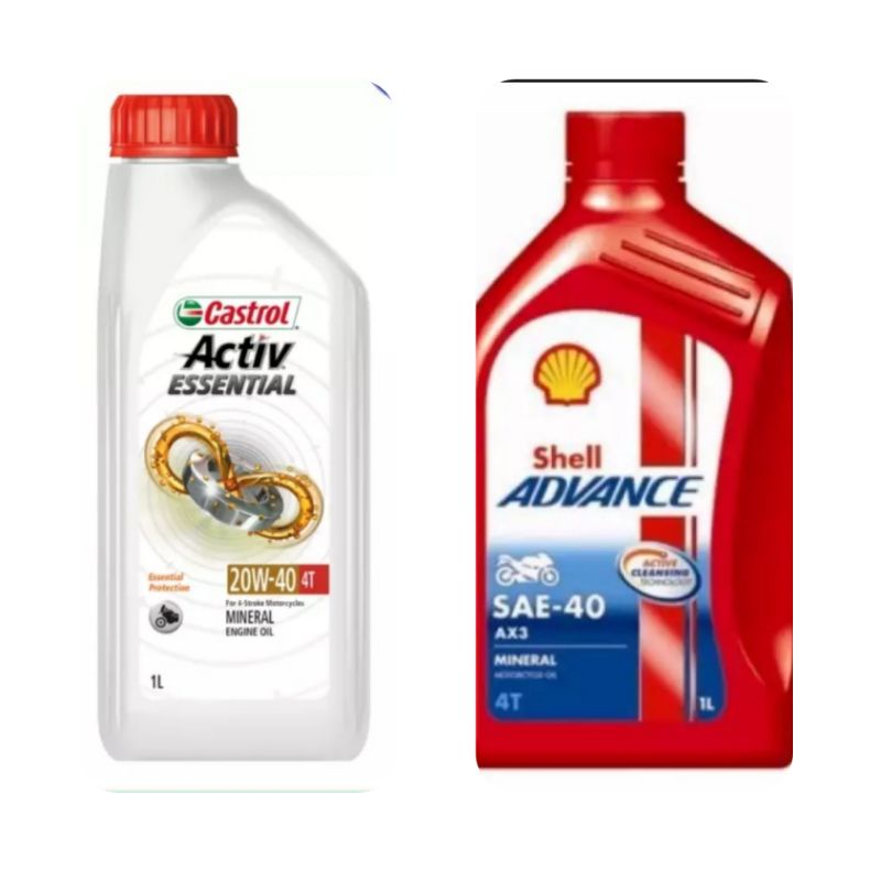 4t shell 4t castrol miyak siliender moto