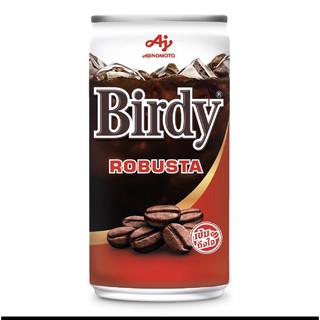 Birdy เบอร์ดี้ โรบัสต้า กาแฟปรุงสำเร็จพร้อมดื่ม 180 มล. (6 กระป๋อง)