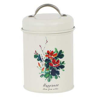 ✨นาทีทอง✨ ขวดโหลกลมฝาดึง FLOWER 1.55 ลิตร คละแบบ ขวดโหล CANISTER FLOWER 1.55L MIX