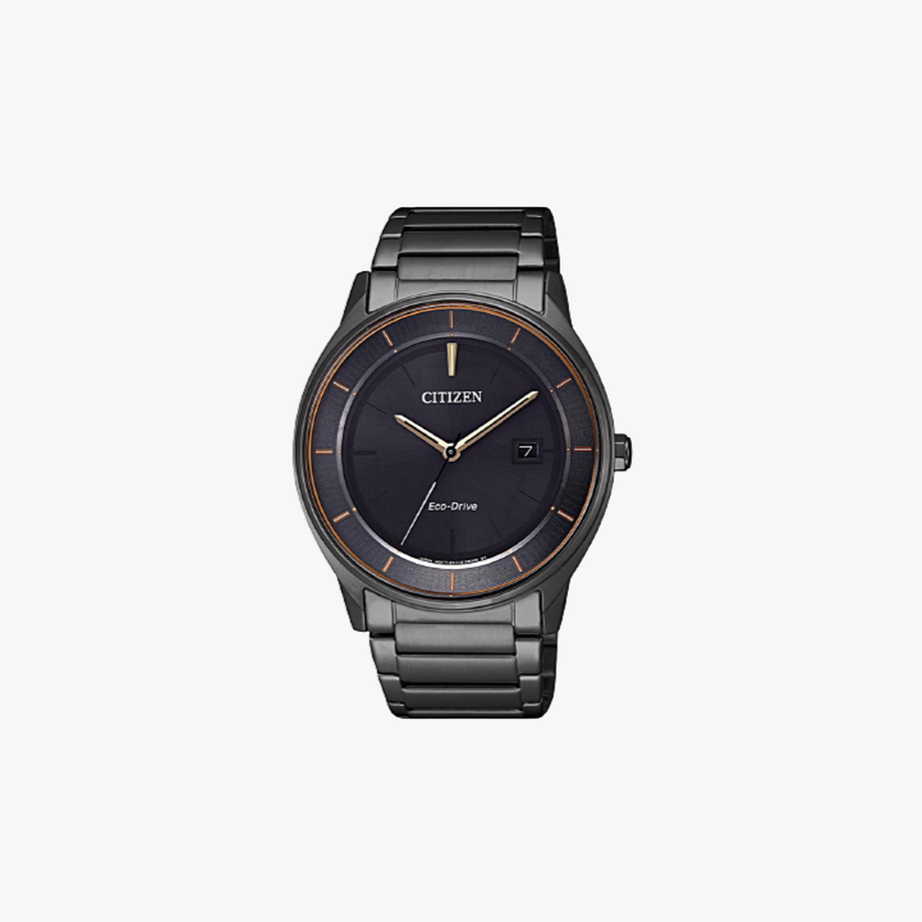 [ประกันร้าน] CITIZEN นาฬิกาข้อมือผู้ชาย รุ่น  Eco-Drive Black Dial Black รุ่น BM7407-81H