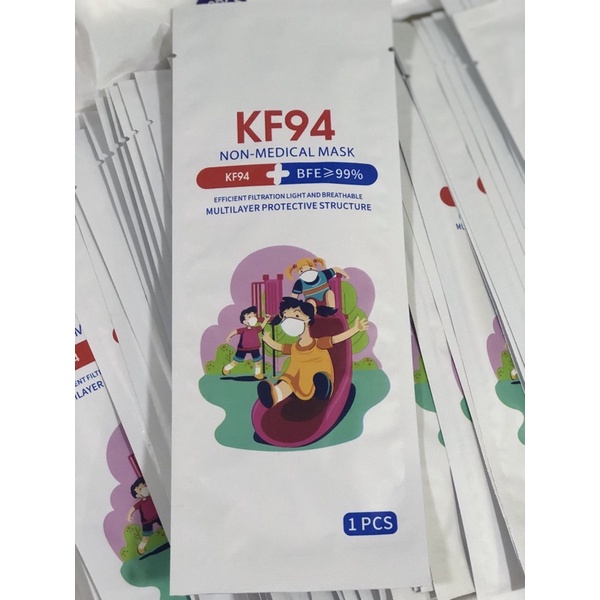 หน้ากากอนามัยเด็ก ผู้ใหญ่ KF94 KN95 พร้อมส่ง มีบรรจุแยกชิ้น สะอาดปลอดภัย ราคาต่อชิ้น