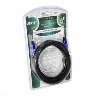 สาย Optical Audio Jevit - Digital Optical Fiber Audio Cable สายถักงานดี ความยาว 1.5 เมตร