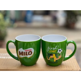 แก้วไมโลmilo เซรามิค ( คละลาย )