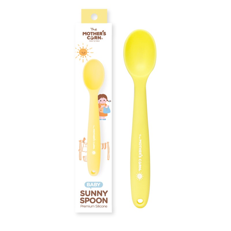 Mother's Corn Sunny Spoon มาเธอร์คอน ช้อนซิลิโคนป้อนอาหาร
