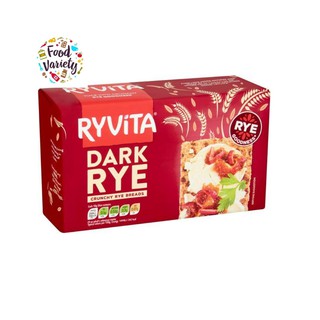 Ryvita Dark Rye Crunchy Breads 200g ไรย์วิต้า ขนมปังอบกรอบชนิดแผ่น รสดาร์ค 200 กรัม