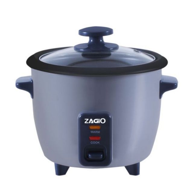 ZAGIO หม้อหุงข้าว รุ่น ZG-3151 ความจุ 0.6 ลิตร สีเทา