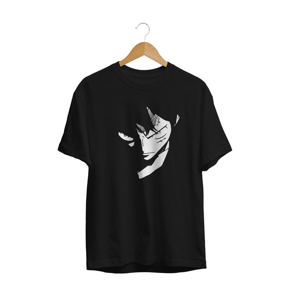 MANGA ONE PIECE PIRATE LUFFY ANGRY ANIME เสื้อยืด