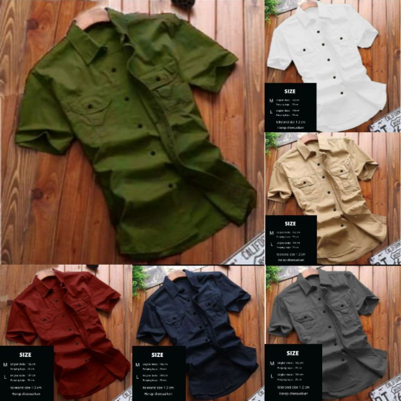 Kemeja 2 ขนาด ML KEM DARKO PDK MEN & 39;S เสื้อผู้ชาย & 39;S TOPS FASHION MEN & 39;S CASUAL SHIRT KO