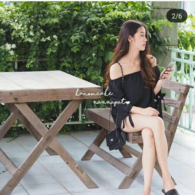 Used เสื้อเปิดไหล่