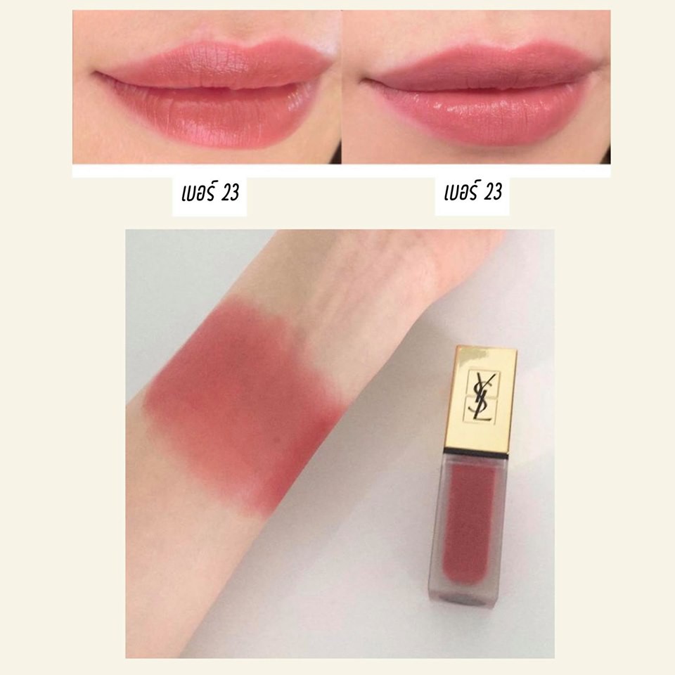 ร ว ว Ysl Tatouage Couture Liquid Matte Lip Stain ล ปเน อแมตต ใหม ท เร ดส ดๆ