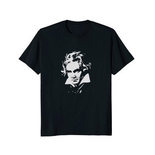 คอตต้อนคอกลมขายดี เสื้อยืด พิมพ์ลาย Luig van Beethoven ABppfn61EJdcpn14 สไตล์คลาสสิกS-5XL