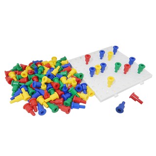 กระดานพร้อมหมุดใหญ่(Jumbo Pegboards Set)