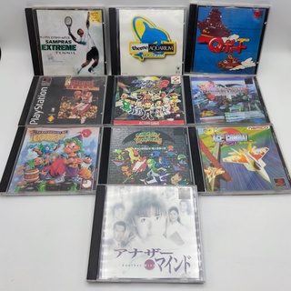 PS1 SET E9 รวม 10 เกมส์ แผ่นก๊อปปั้ม เช็คแผ่นสภาพดี ไม่ได้เปิดเทส ตามสภาพ