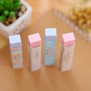 ยางลบ พาสเทล Pastel ขนาดพอดีมือ 8.5x1.3cm Pastel Erasers อุปกรณ์การเรียน น่ารัก สีพาสเทล
