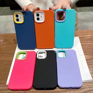 kiddy เคสประกบสีพื้นมาใหม่  6 i7 i8 6plus 7plus 8plus xr   11 12pro 12promax 13 13promax 13pro #028