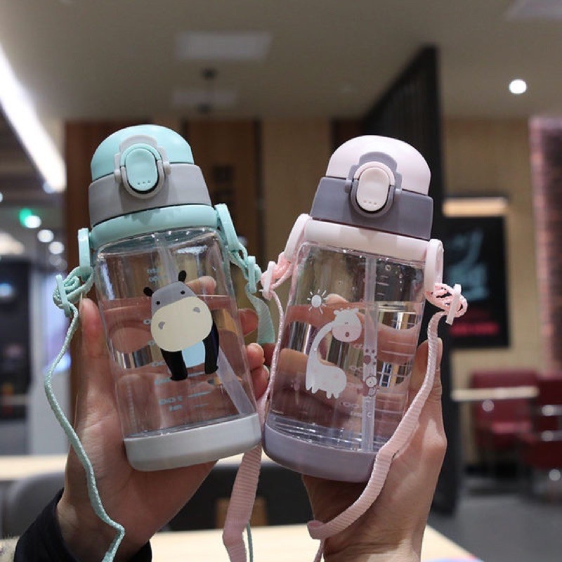 กระติกน้ำเด็ก มีสายสะพาย ลายน่ารัก แก้วน้ำเด็ก ลายสุดน่ารัก - รูปที่ 2