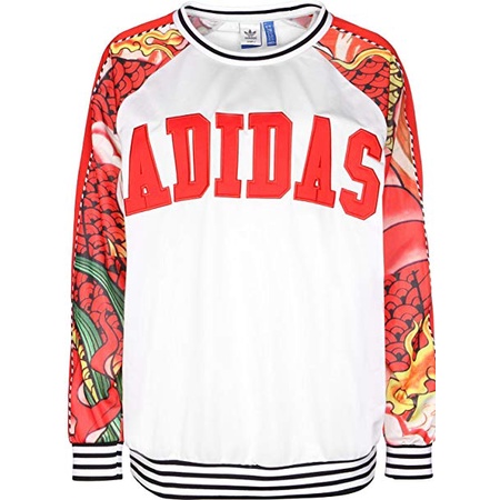 ADIDAS RITA ORA Originals Dragon Print Sweater มือสองของแท้สภาพดี