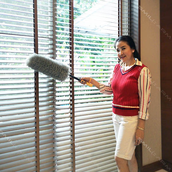 SmileArm® ไม้ปัดฝุ่นไมโครไฟเบอร์ (ไม่รวมด้าม) ดักจับฝุ่น99% ไม้ปัดฝุ่นงอได้ ไม้ปัดฝุ่นรถ - รูปที่ 7