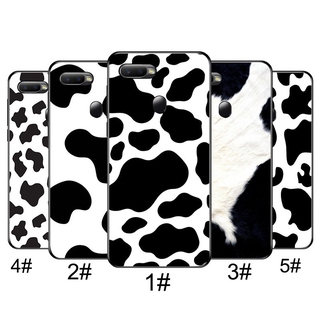 OPPO A9 A5 A3s A39 A57 A83 A1 F5 F7 A73 F9 A7X Black white cow print Phone Case