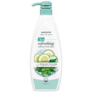 Free Delivery Watson So Refreshing Cooling Cream Bath 750ml. Cash on delivery