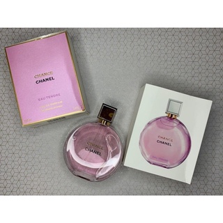 CHANEL CHANCE TENDRE ฝาเหล็ก ▪️ 100 ml  ▪️ INBOX ไม่ซีล ▪️ ส่งฟรี  1400.