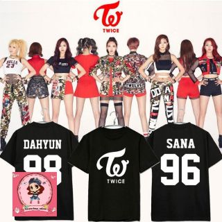 เสื้อยืดผ้าฝ้าย เสื้อยืด (T-Shirt) Twice FANMADE