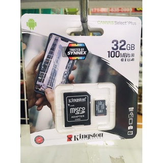 Kingston Micro SD Card Class10 32GB 100Mb/s ประกันตลอดอายุการใช้งาน รุ่น SDCS2/32 by MP2002