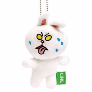 แท้ 100% จากญี่ปุ่น พวงกุญแจ ไลน์ LINE Character Anime Connie CO-9 Plush Doll Ball Chain