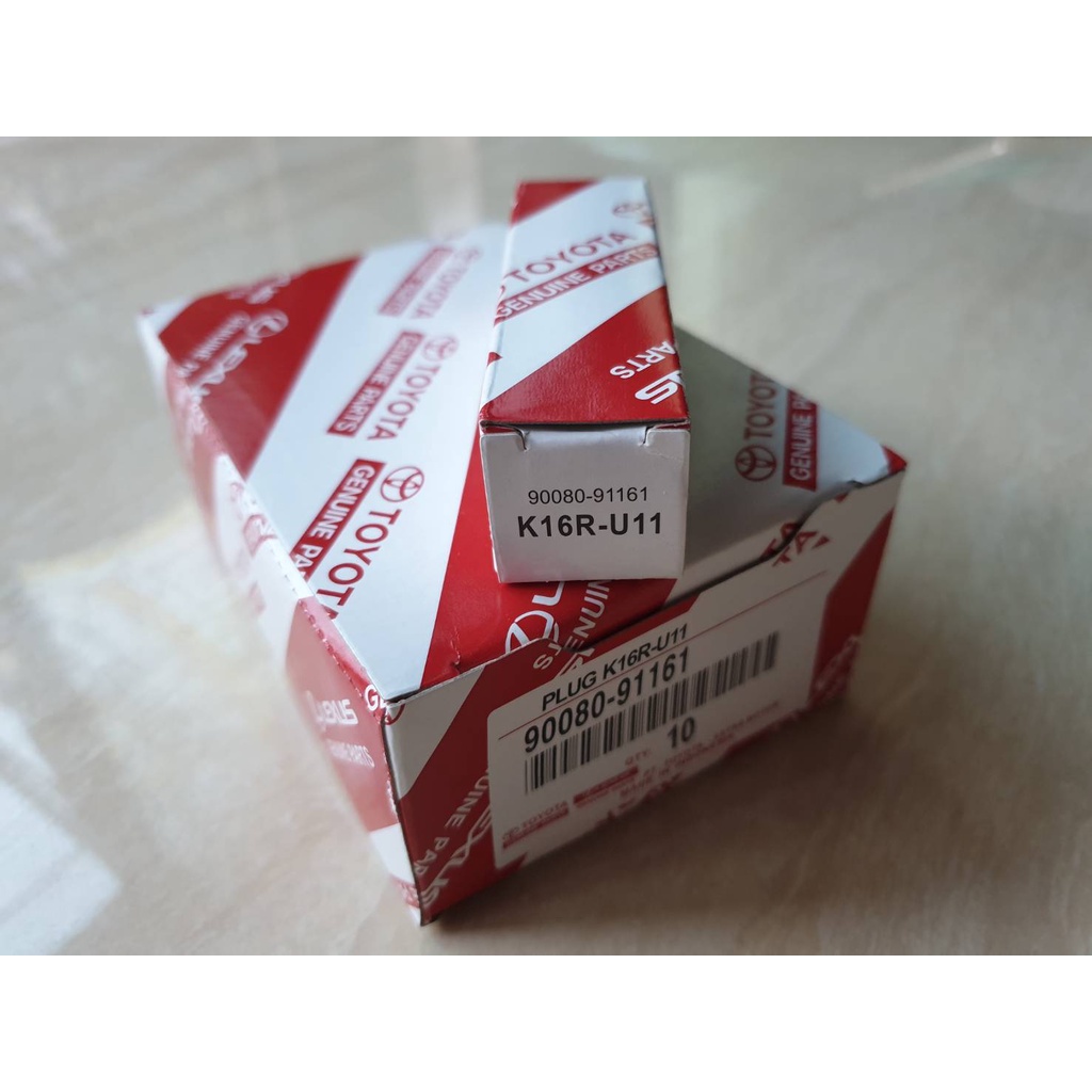 หัวเทียน K16RU11 AE100,AE110,SOLUNA,VIOS,ยาริส,ALTIS 1600,18001JZ,2JZ แท้ๆเบิกห้าง ราคาตัวละ 65บาท
