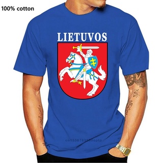 เสื้อยืดผ้าฝ้าย เสื้อยืดลําลอง แขนสั้น พิมพ์ลายสโลแกน Lithuania เข้ากับทุกการแต่งกาย สําหรับผู้ชาย S-3 891831