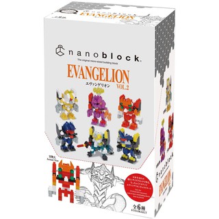 ของแท้จากญี่ปุ่น🧡 Kawada NBMC 19 Nanoblock Mininano Evangelion vol.2 มินินาโนบล็อคอีวานเกเลี่ยน