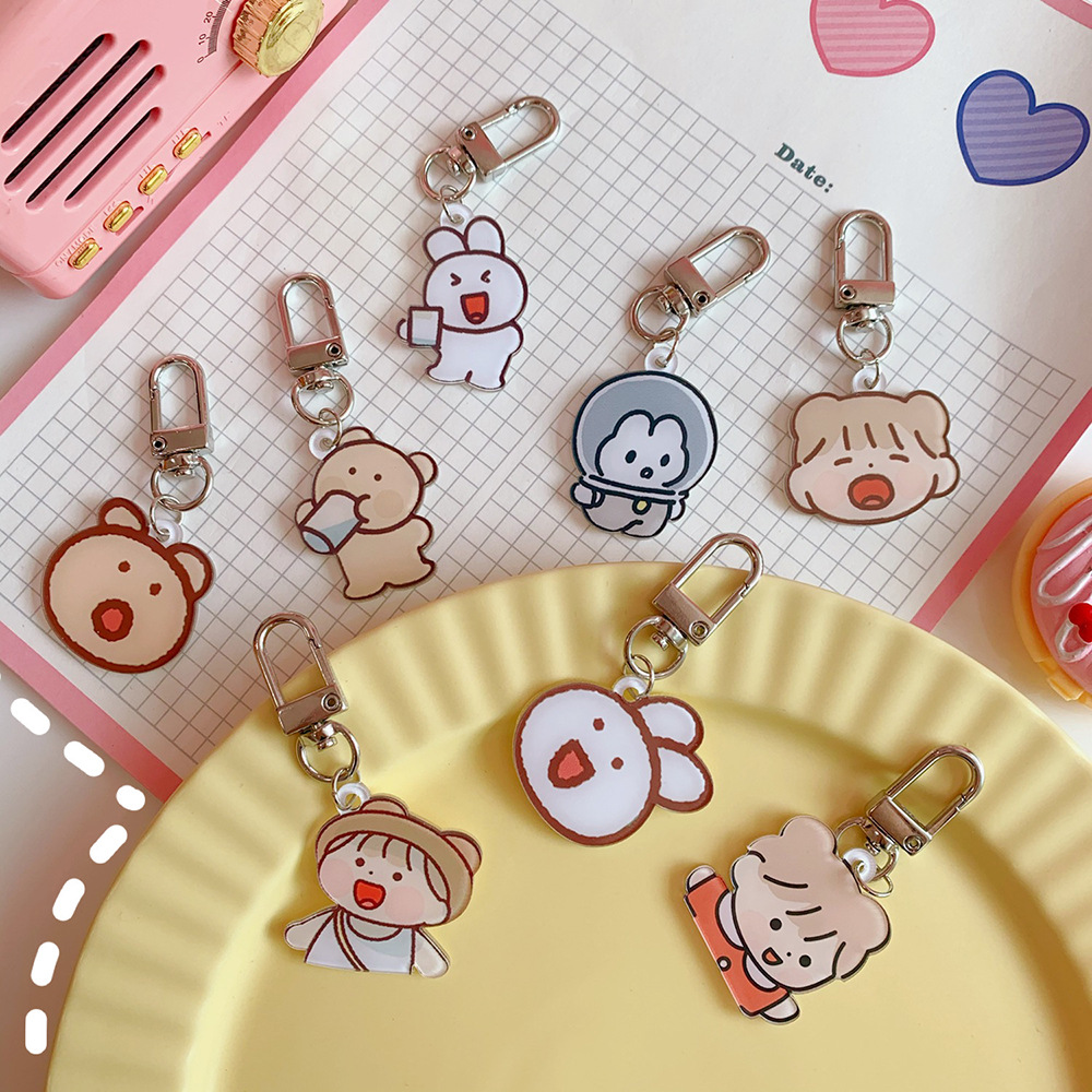 Charms, Pendants & Ornaments 10 บาท พวงกุญแจ จี้รูปหมีน่ารัก สําหรับห้อยกระเป๋า Fashion Accessories