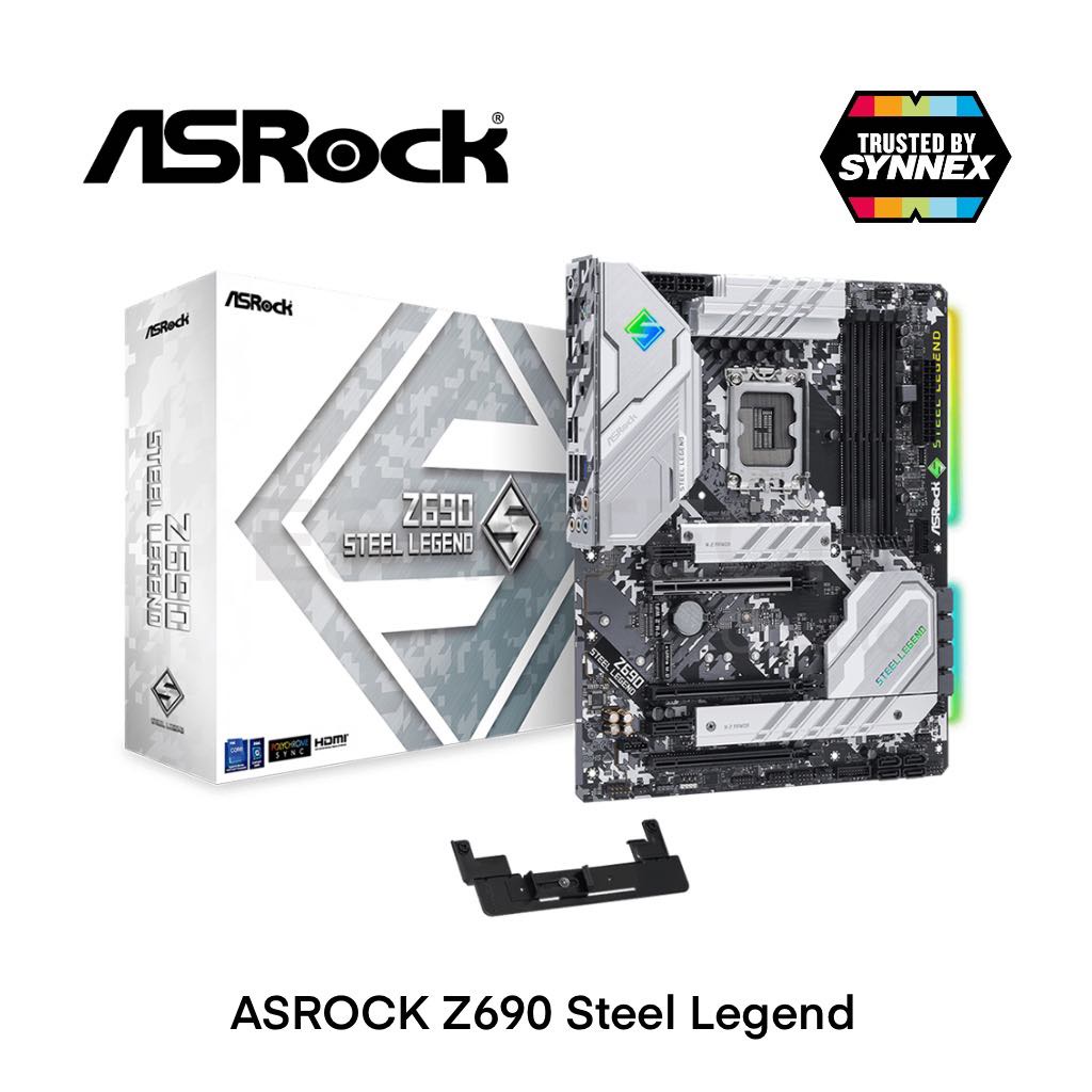 Mainboard(เมนบอร์ด) 1700 ASROCK Z690 STEEL Legend ของใหม่ประกัน 3ปี